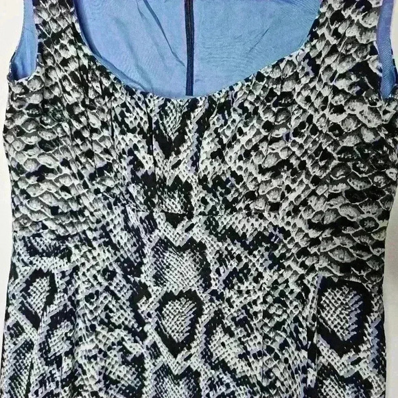 Nanette Lepore Silk Snake Sz 6 Python Print Dress Item#AA - Picture 3 of 7